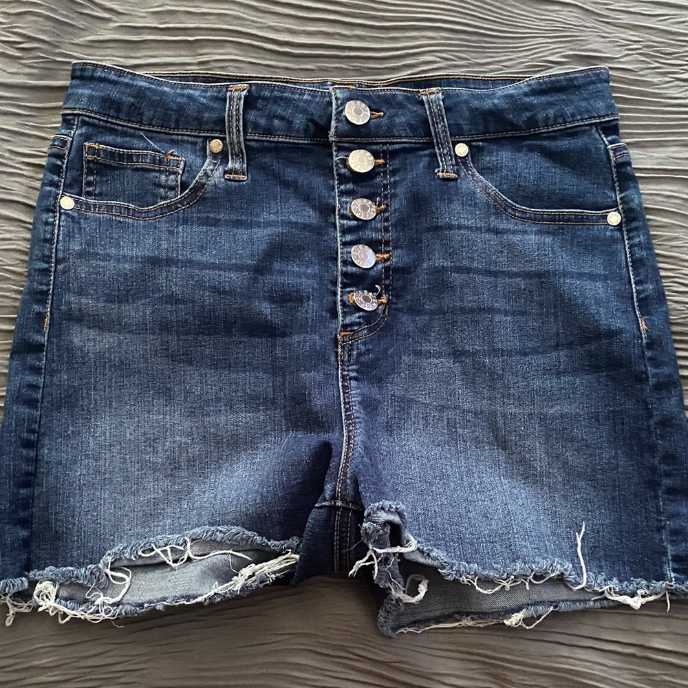 Guess Dark Blue Denim Shorts